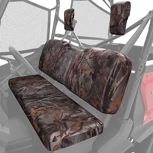 KEMIMOTO Seat Cover, Blend with Natural Surroundings Print, Compatible with Pioneer 1000, Pioneer 1000-5 Front Seat Only, Pioneer 1000-6 2016-2024, Water Scratch Resistance Covers Accessories (Camo)