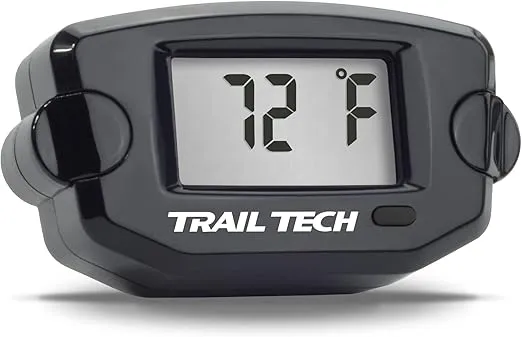 Trail Tech 742-EH2 TTO Temperature Digital Gauge 22mm Radiator Hose Sensor