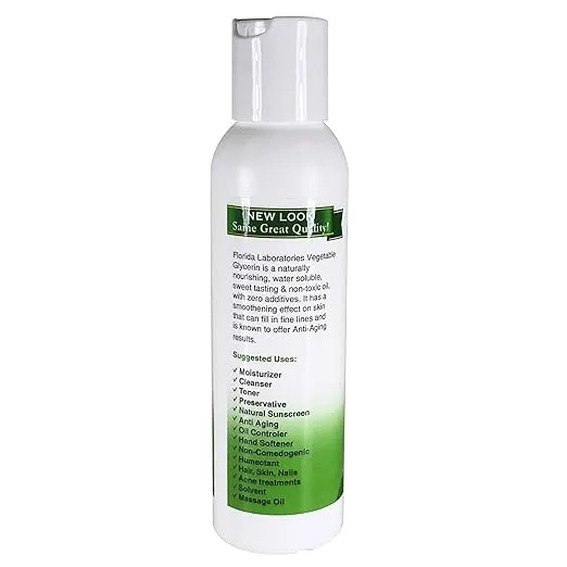 One Bottle 4 oz of Vegetable Glycerine USP VG Kosher VG 99.9% Pure Food Grade