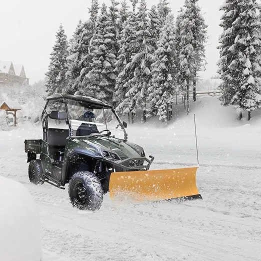 M MASSIMO MOTOR Motor Snow Plow - Blade Push Frame for UTV ATV (60 inch)
