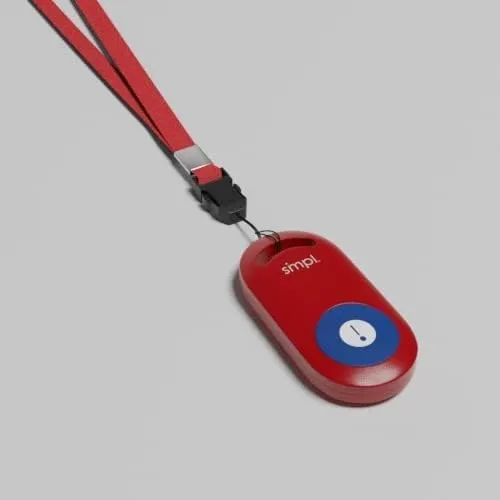 SMPL Alerts Wireless & Wearable Alerts Pager, Elderly Assistance, Caregiver Paging System, Security/Motion Sensors, Senior & Kids Safety, Live Technical Support