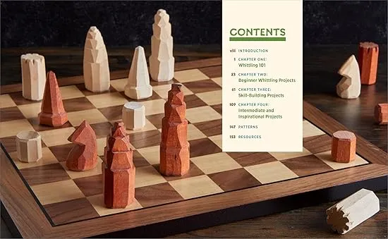 Whittling for Beginners: Step-by-Step Projects to Carve from Wood