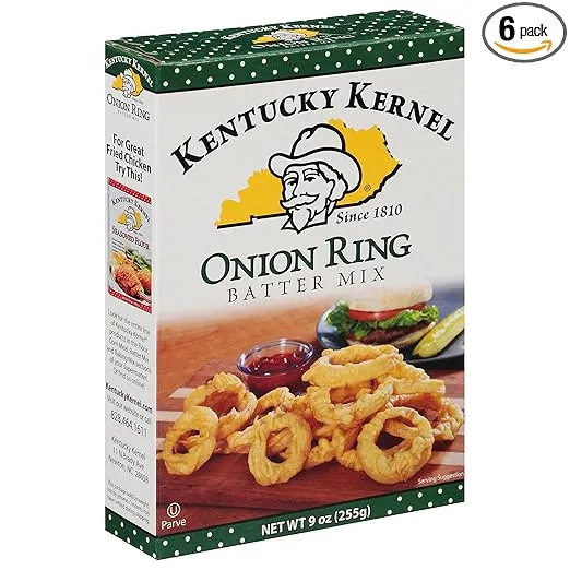 Kentucky Kernel Onion Ring Mix, 9 Ounce (Pack of 6)