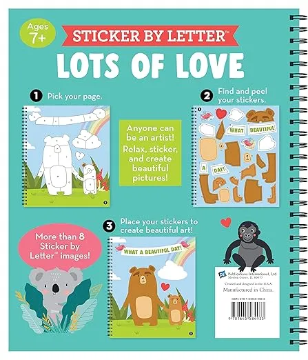 Brain Games - Sticker by Letter: Lots of Love
