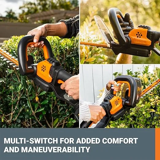 WORX WG261.9 20V Power Share 22" Cordless Hedge Trimmer (Tool Only)