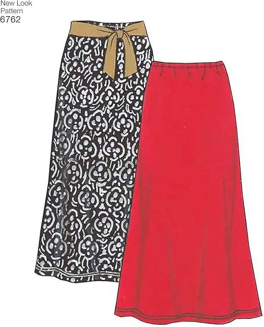 Simplicity U06762A New Look Easy to Sew Misses' Tops, Pants, and Skirts Sewing Pattern Kit, Code 6762, Sizes XS-XL