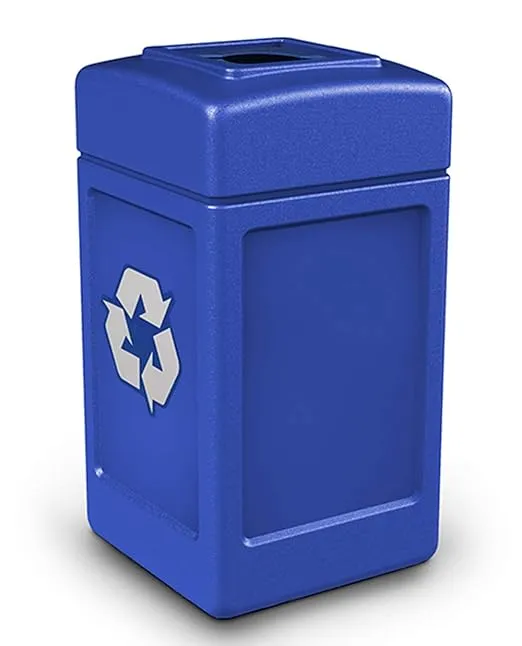 Commercial Zone Recycle42 Mixed Recycling Open Top - Blue (746304)
