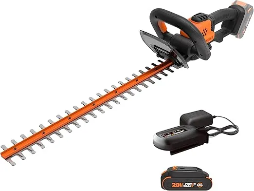 WORX WG261 20V Power Share 22" Cordless Hedge Trimmer (Battery & Charger Included)