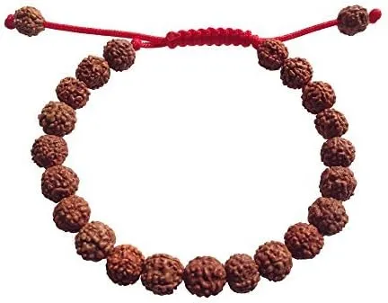 Hands Of Tibet Tibetan Mala Rudraksha Wrist Mala/Bracelet for Meditation