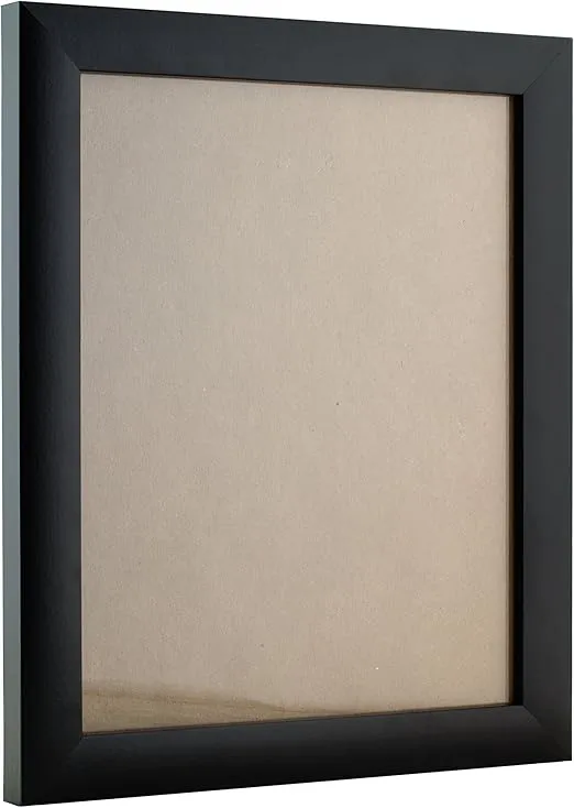 Craig Frames 1WB3BK 17 by 22-Inch Picture Frame, Smooth Wrap Finish, 1-Inch Wide, Black