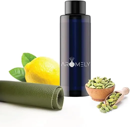 My Way by Aromely Essential Diffuser Oil Blend - Inspired by 1 Hotel® - Luxurious Fragrance with Notes of Leather, Cardamon, Lemon, Cedarwood, Iris and Amber (50ml)