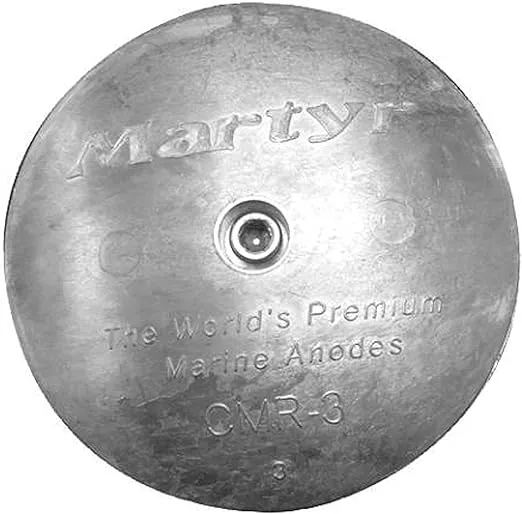 Martyr CMR03AL Aluminum Rudder/Trim Tab Anode with Allen Screw