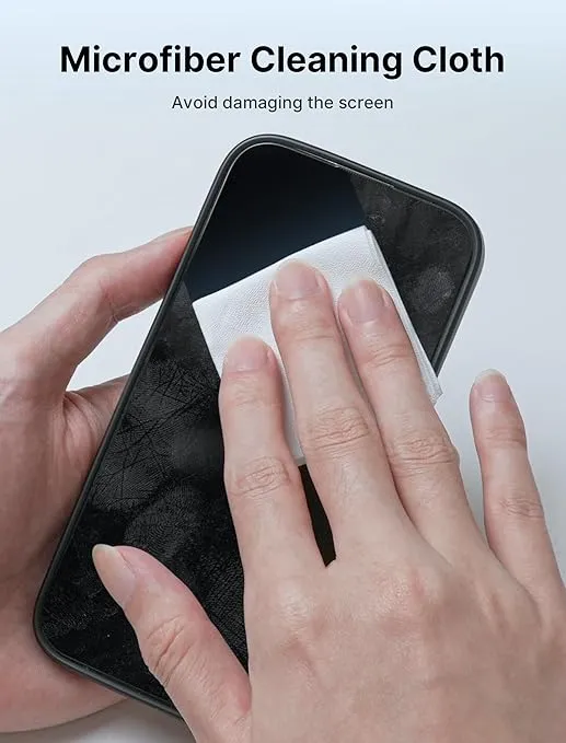 JSAUX Microfiber Cleaning Cloth (50 Total) for Steam Deck| Eye Glass Disposable Clean Cloth | Safe for Lens, Eyeglasses, Glasses, Screens, Cameras, iPad, iPhone, Cell Phone, LCD TV Screens and More