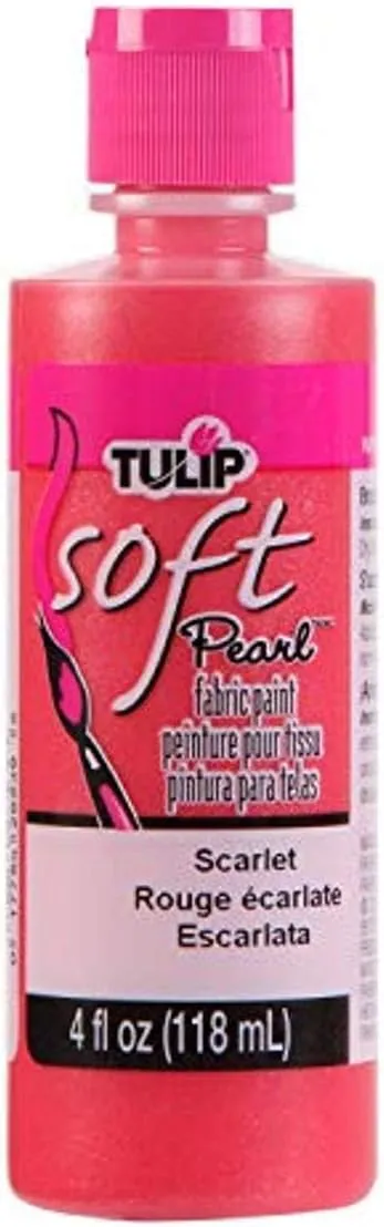 TULIP Soft Paint 26539 Sfp 4Oz Pearl Scarlet