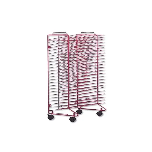Sax Stack-a-Rack Drying Rack, Red, Powder Coated, 30 x 21 x 17 Inches - 408117