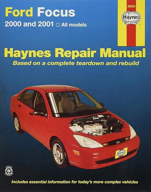 Haynes Repair Manual; Ford/ Mercury; Focus 2000 Thru 2007; English; Paper Format