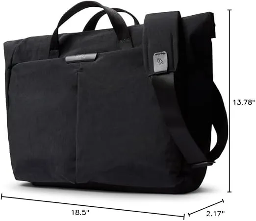 Bellroy Tokyo Messenger Bag (16” laptop bag, professional commuter briefcase) - Raven