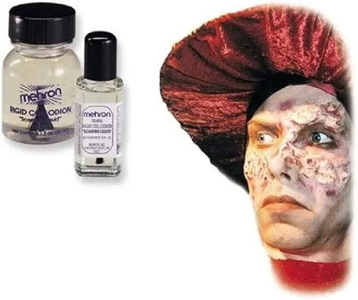 Mehron Rigid Collodion Scarring Liquid Special Effect Make Up, 0.125 oz