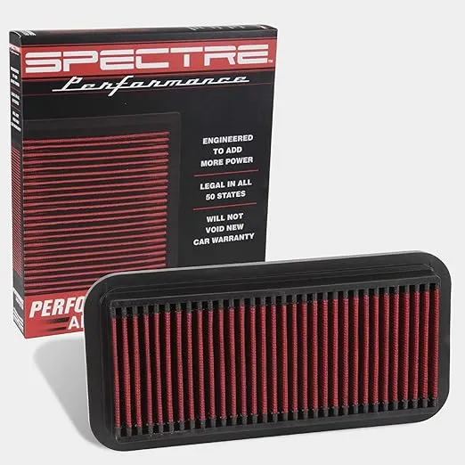 Spectre Performance Universal Clamp-On Air Filter: High Performance,Washable Filter: Round Tapered; 3 in/3.5 in/4 in Flange ID; 6.719 in (171mm) H; 6 in (152mm) Base; 4.75 in (121mm) Top,SPE-8136,Blue