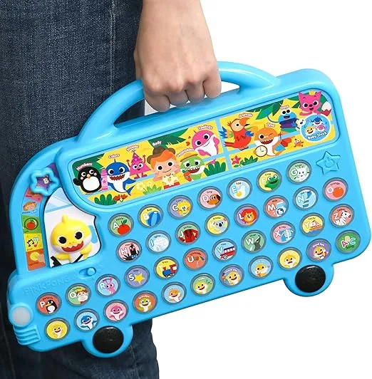 Pinkfong Baby Shark ABC Alphabet Bus Sound Pad | Baby Shark Toys, Baby Shark Books | Learning & Education Toys | Interactive Baby Toys for Toddlers 1-3 | Gifts for Boys & Girls