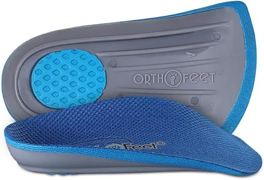 Women's 3/4 Length Orthotic Insoles for Plantar Fasciitis and Foot Pain - Orthofeet