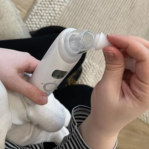 Dr. Talbot's Electric Nasal Aspirator for Babies - with Hygienic Travel Case - Ear Wax Removal Tool and Nose Cleaner
