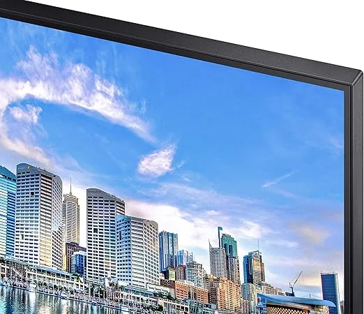 SAMSUNG FT45 Series 24-Inch FHD 1080p Computer Monitor, 75Hz, IPS Panel, HDMI, DisplayPort, USB Hub, Built-in Speakers, Height Adjustable Stand, 3 Yr WRNTY (LF24T450FZNXGO),Black