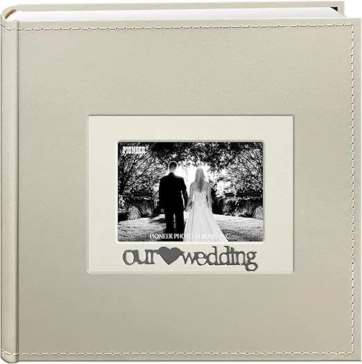 Pioneer 2Up Sentiments 4x6 Photo Album-Wedding