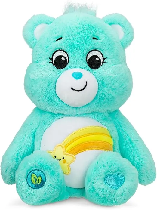 Care Bears - 14" Plush - Wish Bear - Soft Huggable Material! Blue