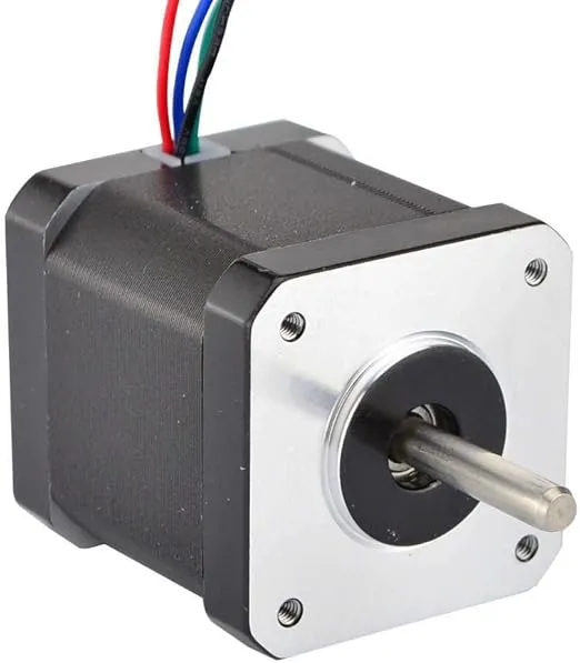 STEPPERONLINE 0.9deg Nema 17 Stepper Motor Bipolar 2A 46Ncm/65oz.in 42x42x48mm 4-Wires DIY CNC