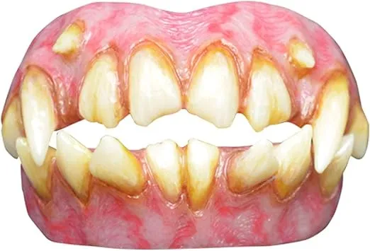 Bitemares Horror ID Costume Teeth Red