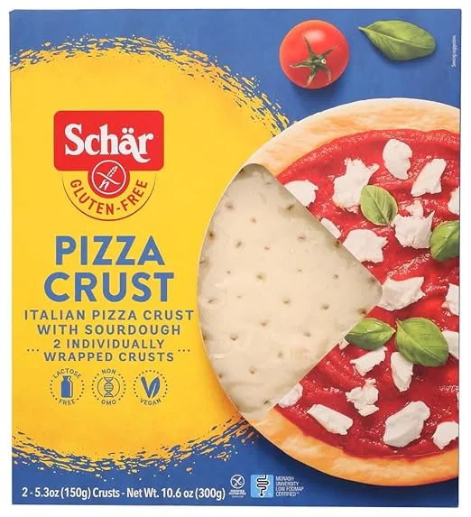 Schar Gluten Free Pizza Crust Single Box (2 Crusts Per Box)