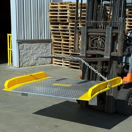 60" x 48" Aluminum Dock Board 10,000 lb. Capacity 7" Rise