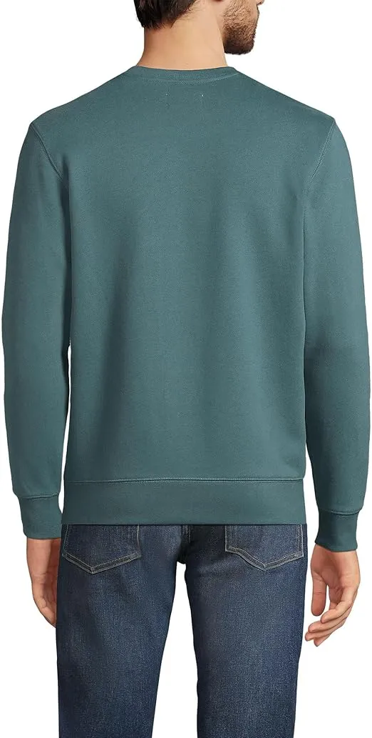 Lands' End Men's Serious Sweats French Terry Crewneck Sweatshirt