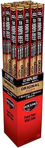 Jack Links Original Beef Stick 1.84 oz. Pegged - Case of: 24;24