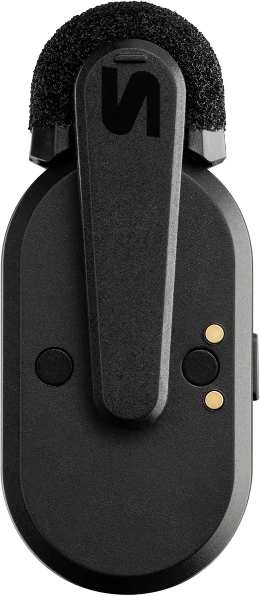 Shure MoveMic One - Pro Direct to Phone Wireless Lavalier Microphone for iPhone & Android, Bluetooth Mini Mic, 24 Hours Charge, Quick Set Up, IPX4, Compact & Portable Clip Lav (MV-ONE-Z7)