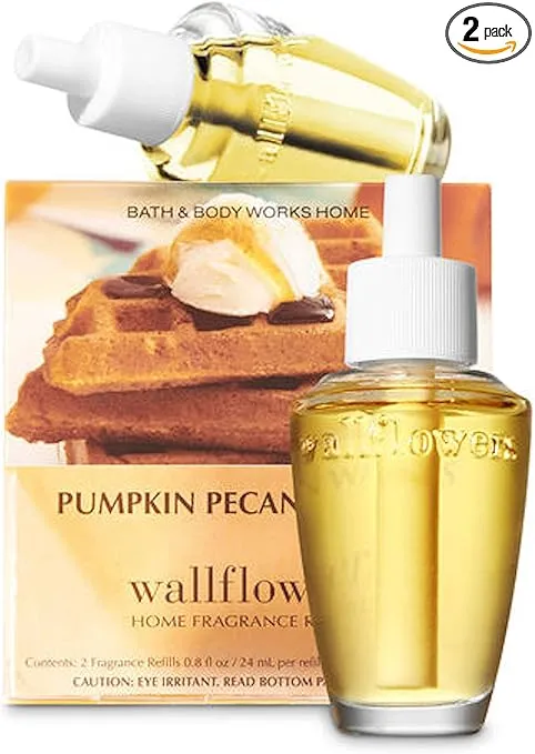 Bath and Body Works Pumpkin Pecan Waffles Wallflowers Box of 2 Refills
