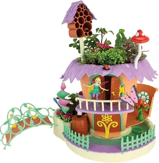 My Fairy Garden — Nature Cottage Toy Figurine and Plant Kit — Grow Your Own Magical Garden with Fairy Isla — Ages 4+