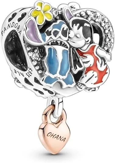 Pandora Disney Ohana Lilo & Stitch Inspired Charm