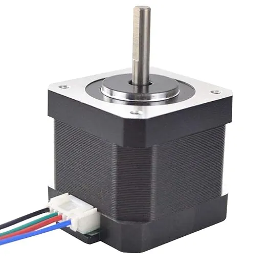 STEPPERONLINE Nema 17 Stepper Motor 1.5A 63.74oz.in 39mm Body with 1m Cable and Connector for DIY CNC/ 3D Printer