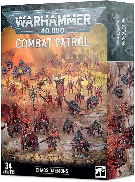Games Workshop Warhammer 40,000 Combat Patrol Chaos Daemons Boxed Miniatures Set