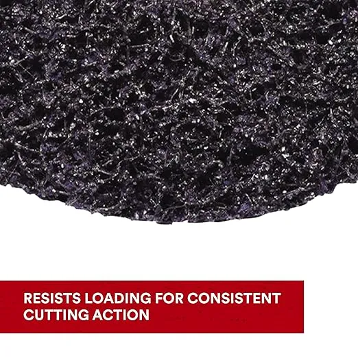 3M Scotch-Brite Clean and Strip XT Pro Disc, XO-DC, SiC Extra Coarse, T27, 4-1/2 in x 5/8"-11, Silicon Carbide Cuts Aggressively and Leaves a Fine Finish, Resists Loading, Purple