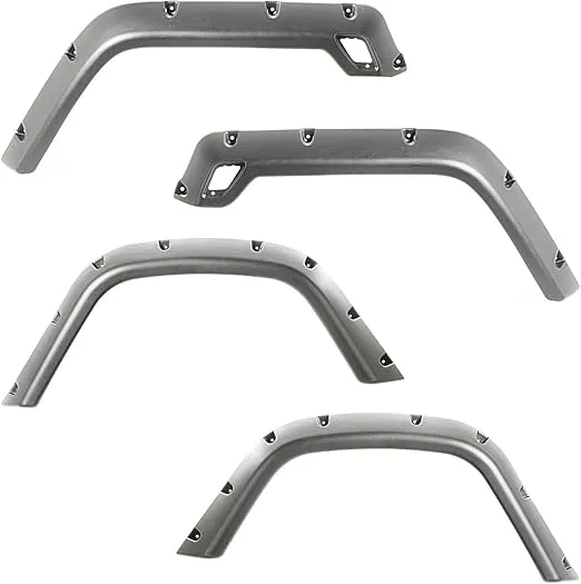 Rugged Ridge | All Terrain Fender Flare Kit, 4.75 Inch, 4 Piece | 11630.20 | Fits 1997-2006 Jeep Wrangler TJ