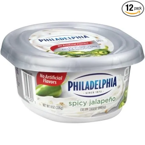 Philadelphia Spicy Jalapeno Cream Cheese Spread, 8 Ounce