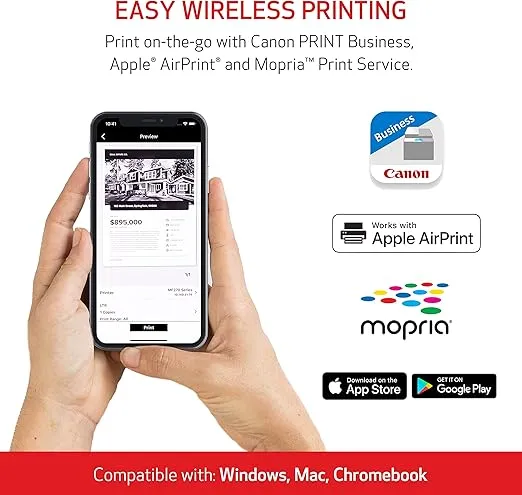 Canon imageCLASS MF273dw - Wireless Monochrome Laser Printer, Print, Copy and Scan with Auto Document Feeder, Black