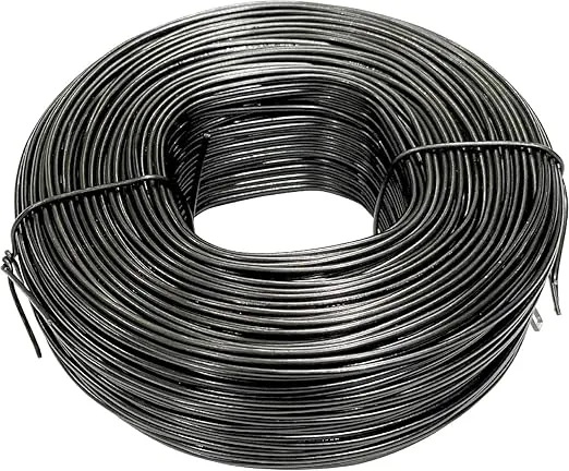 Sandbaggy Rebar Tie Wire Reel 16 Gauge | Approx. 330 ft Length Roll | Great for Securing Rebar | Excellent Bend-Ability | Black Annealed Industrial Grade Steel (Black Annealed, 3)