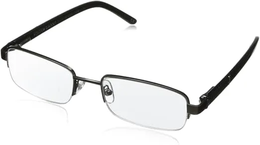 Foster Grant Men's Lyden Rectangular Reading Glasses
