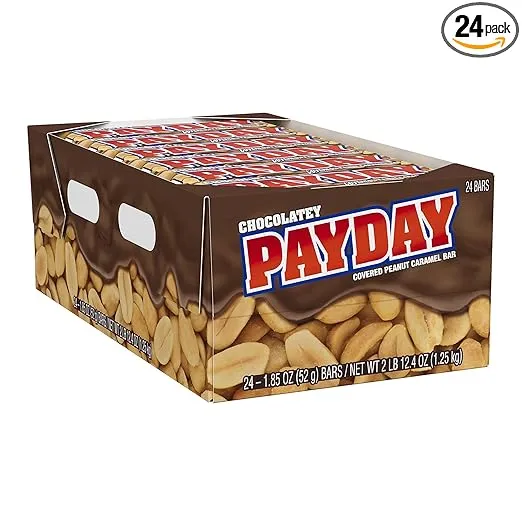 PAYDAY, Chocolatey, 1.85 oz. (Pack of 24)