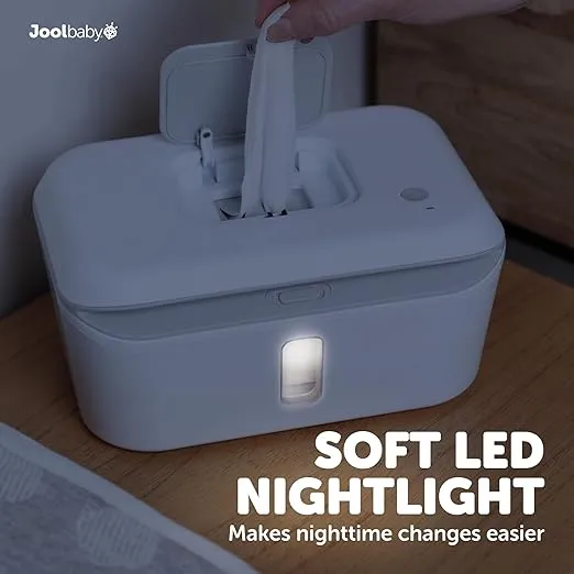Jool Baby Wipe Warmer & Dispenser with LED Changing Light