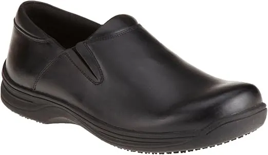 4700-10.5W Loafer Shoe,10-1/2,Wide,Black,Plain,PR